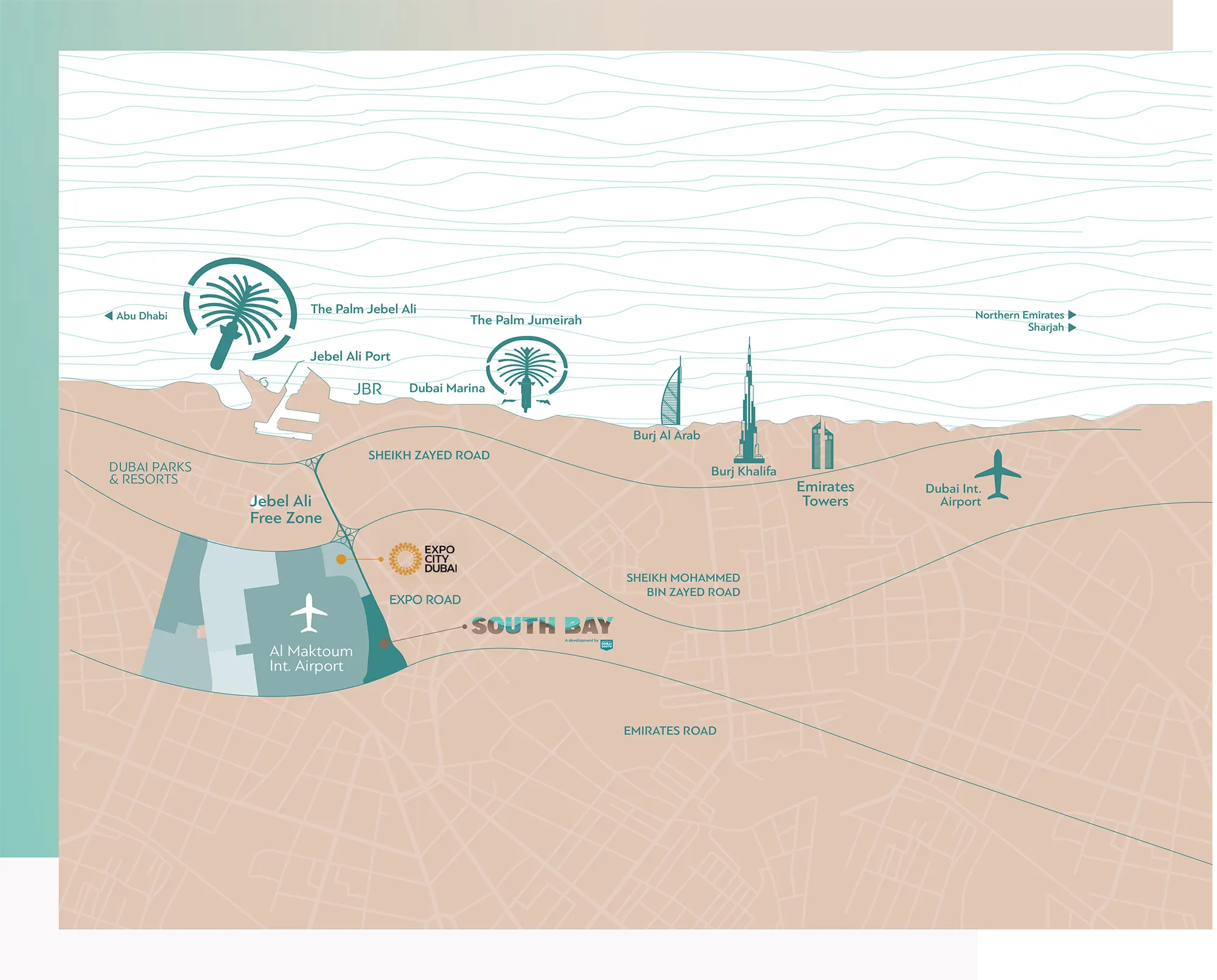South Bay 4 location map