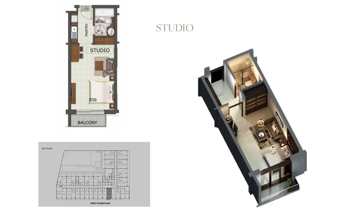 Oxford Residence Studio Floor Plan floor plan
