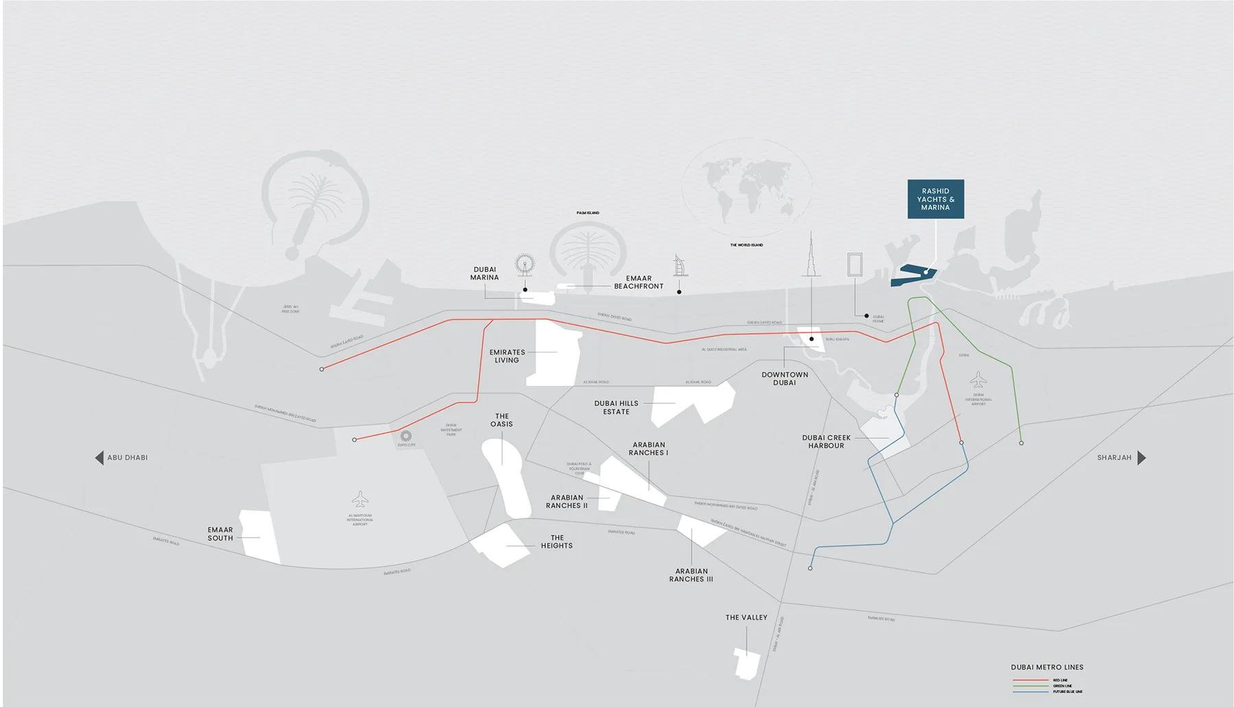 Emaar Pier Point 2 Mina Rashid location map