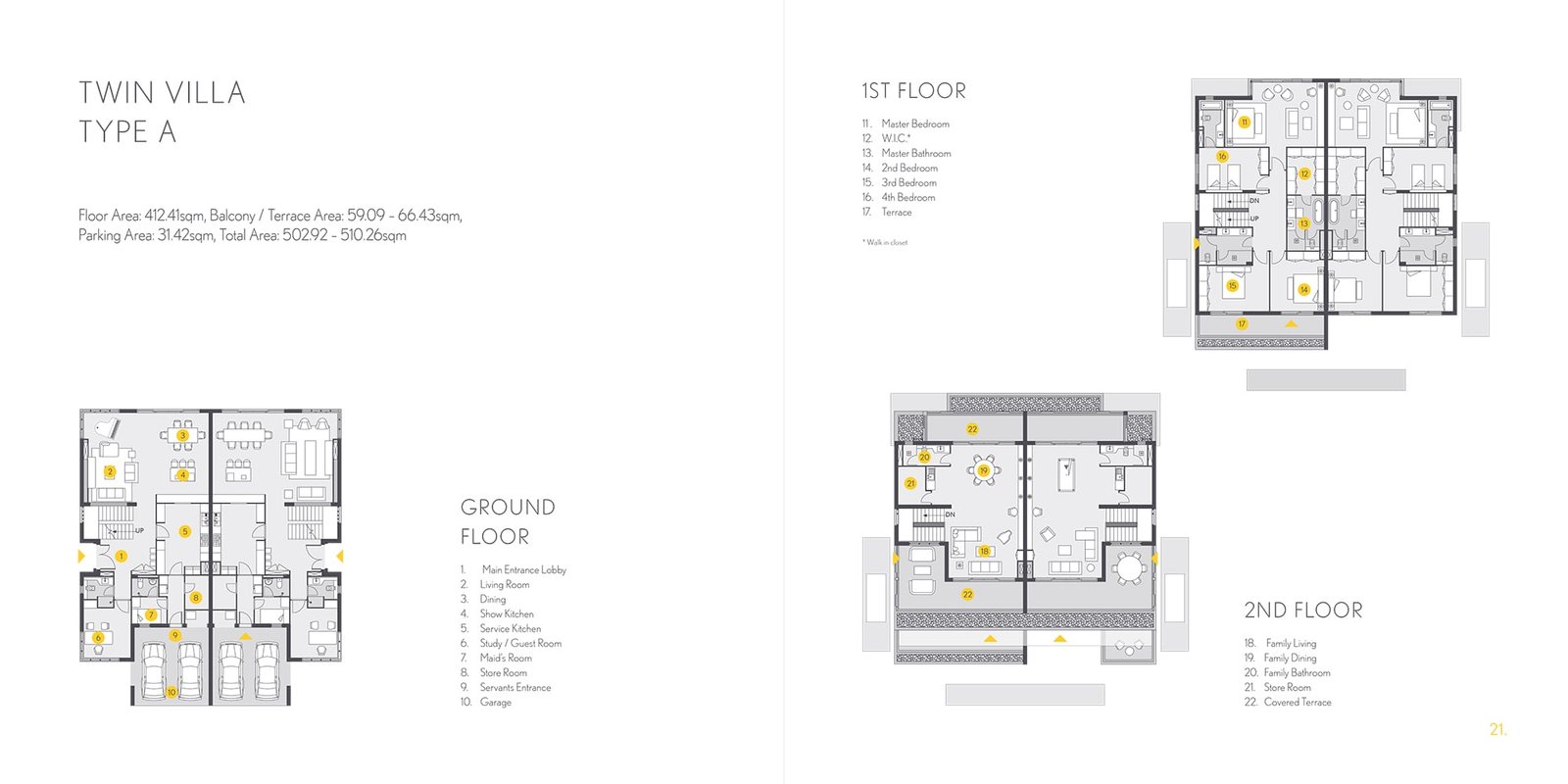 4 Bedrooms +Study + Maid floor plan