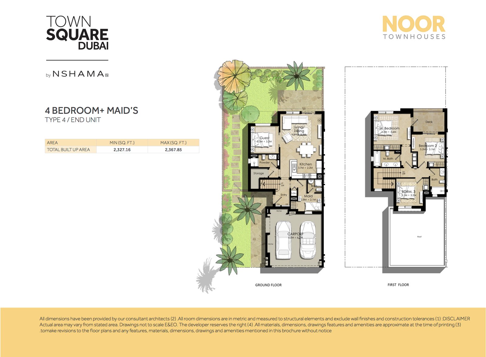 4 Bedroom floor plan