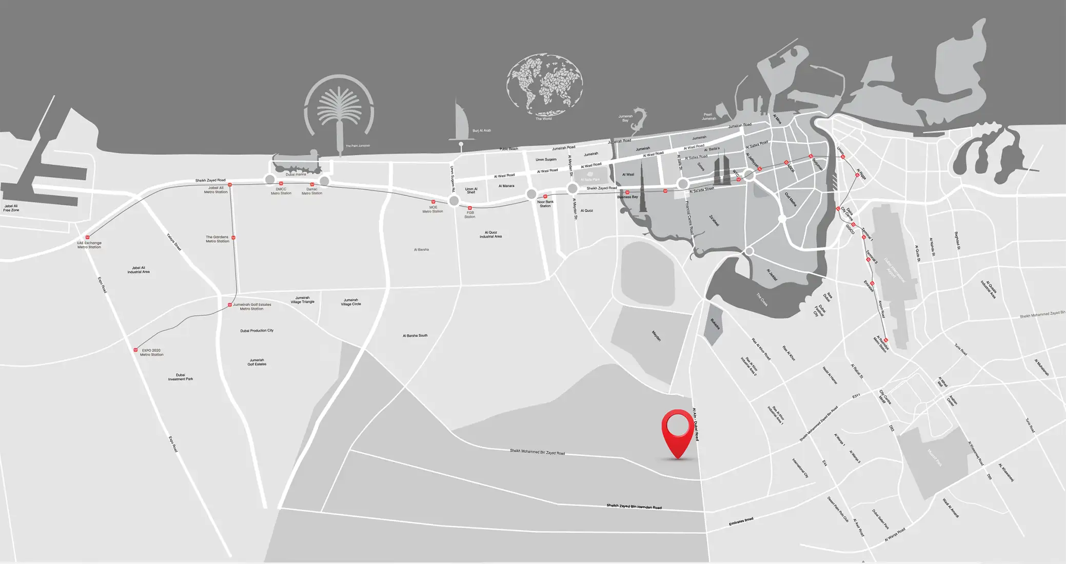 Samana Rome location map