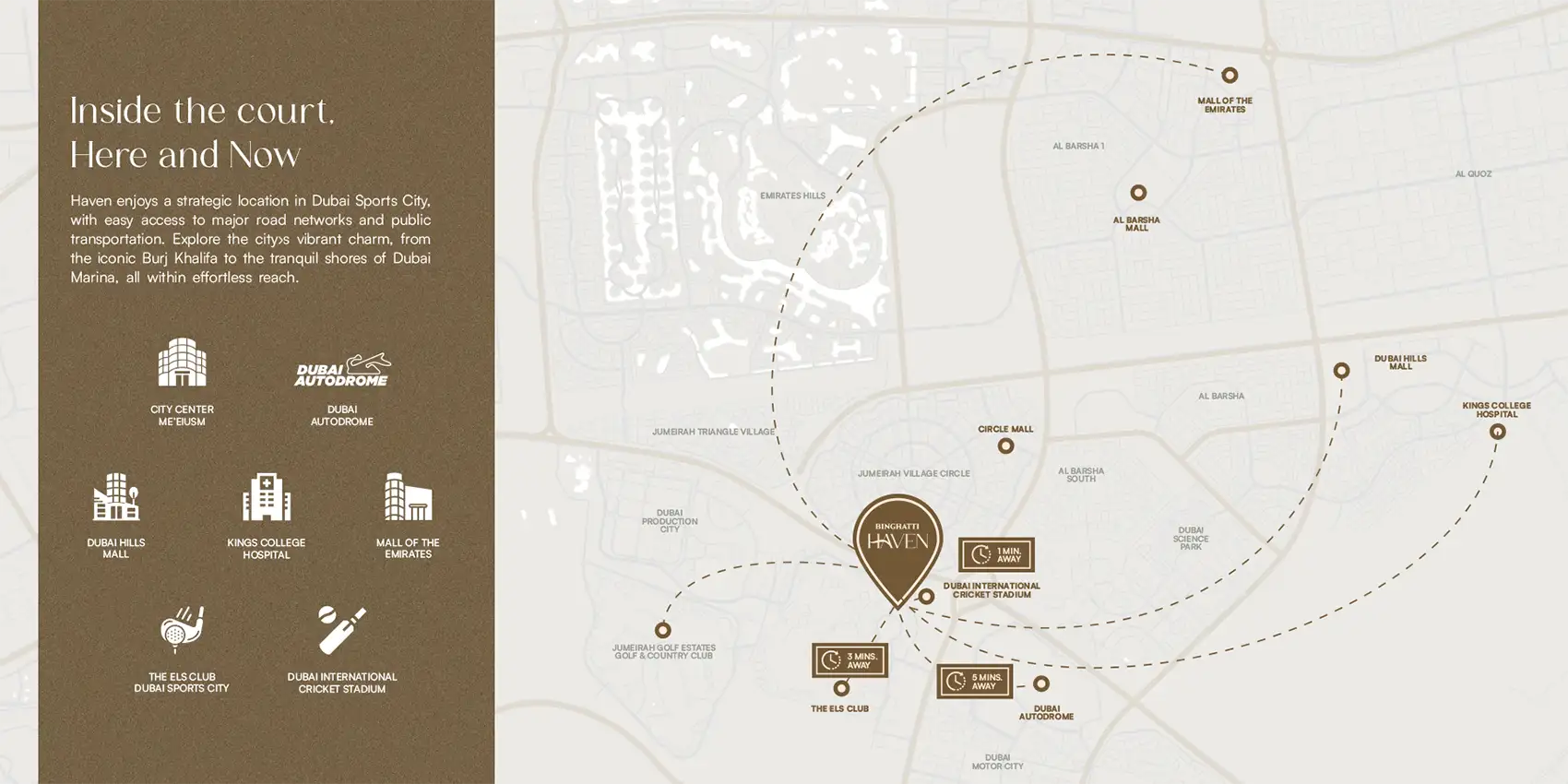 Binghatti Haven location map