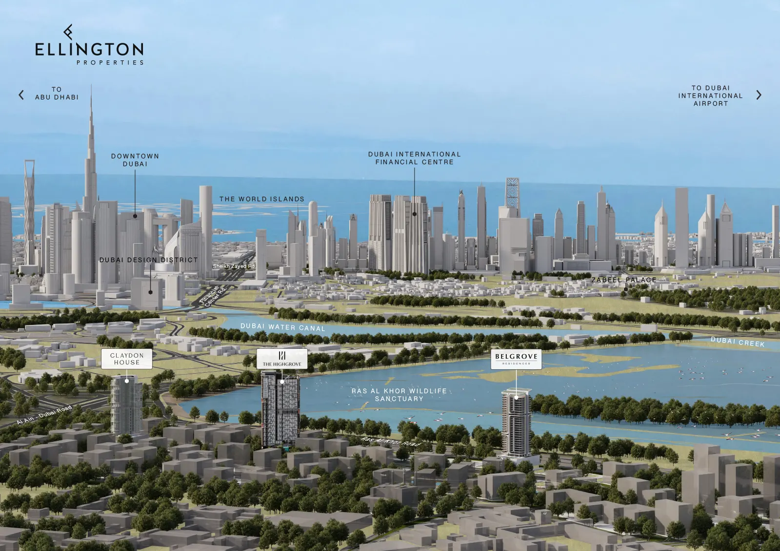 The Highgrove by Ellington location map