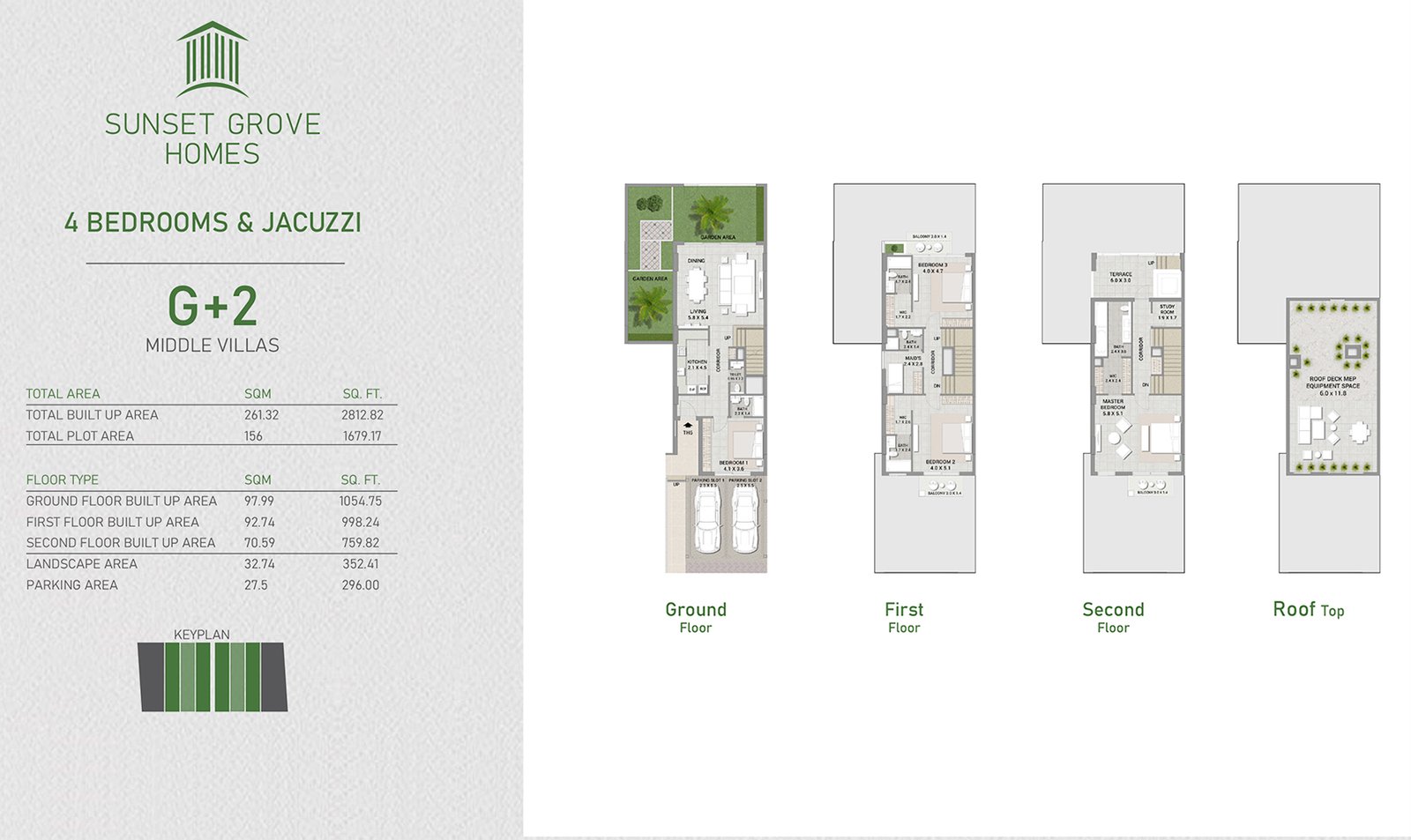 4 Bedrooms + Study floor plan