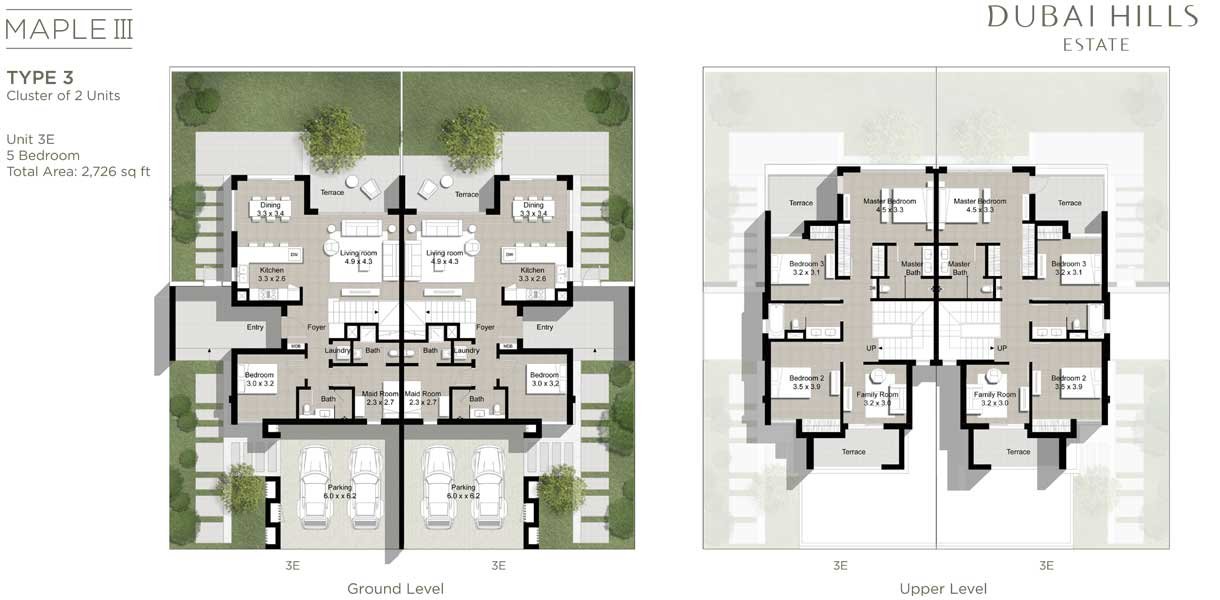 5 BEDROOM floor plan