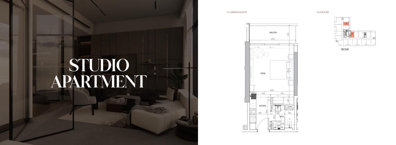 Studio floor plan