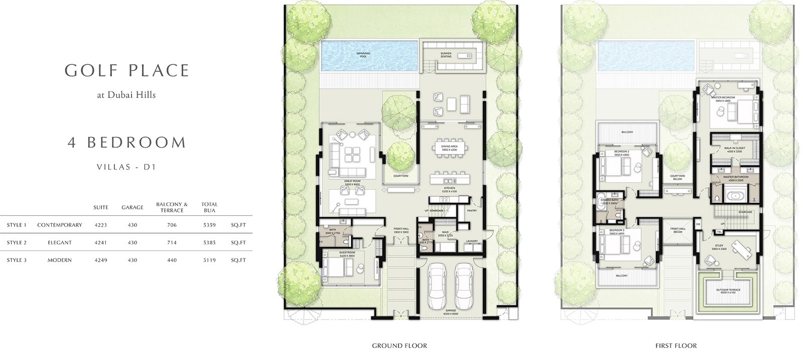 Golf Place Villas floor plan