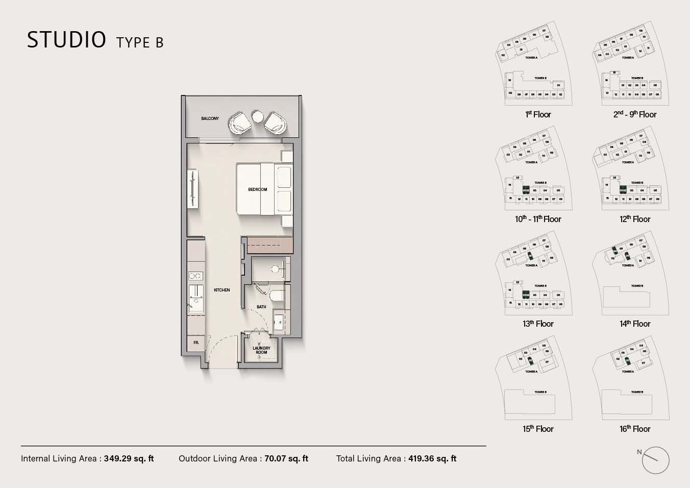Studio floor plan