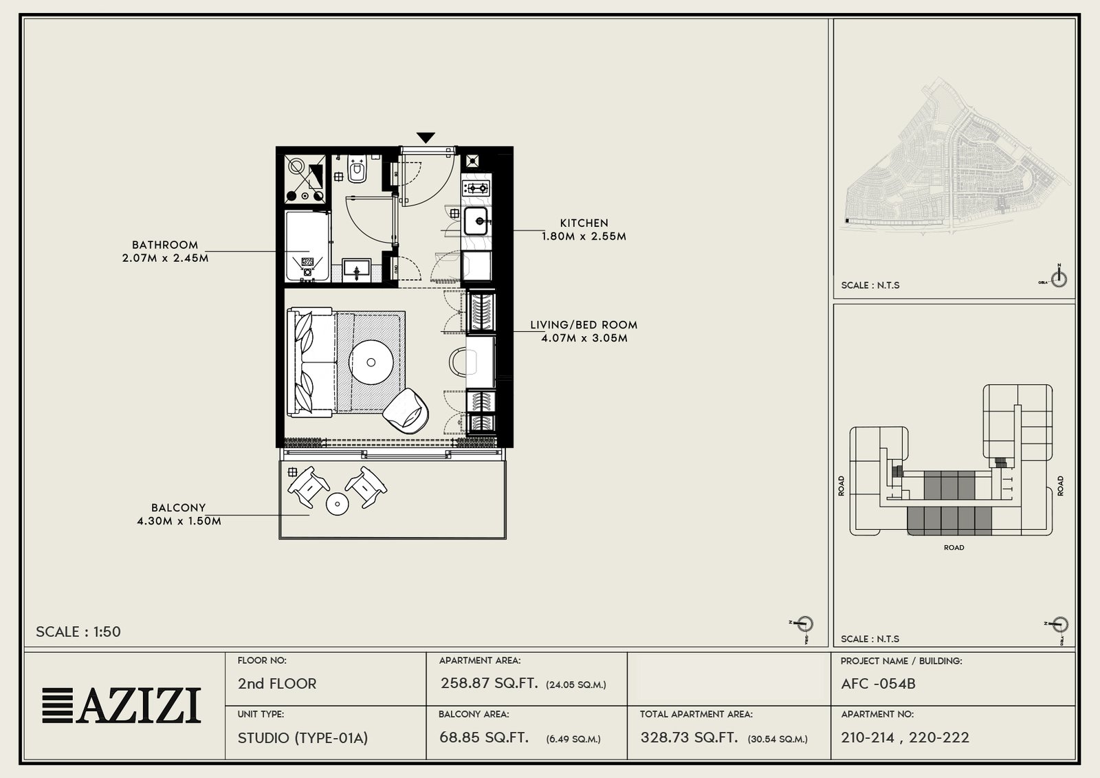 Studio floor plan