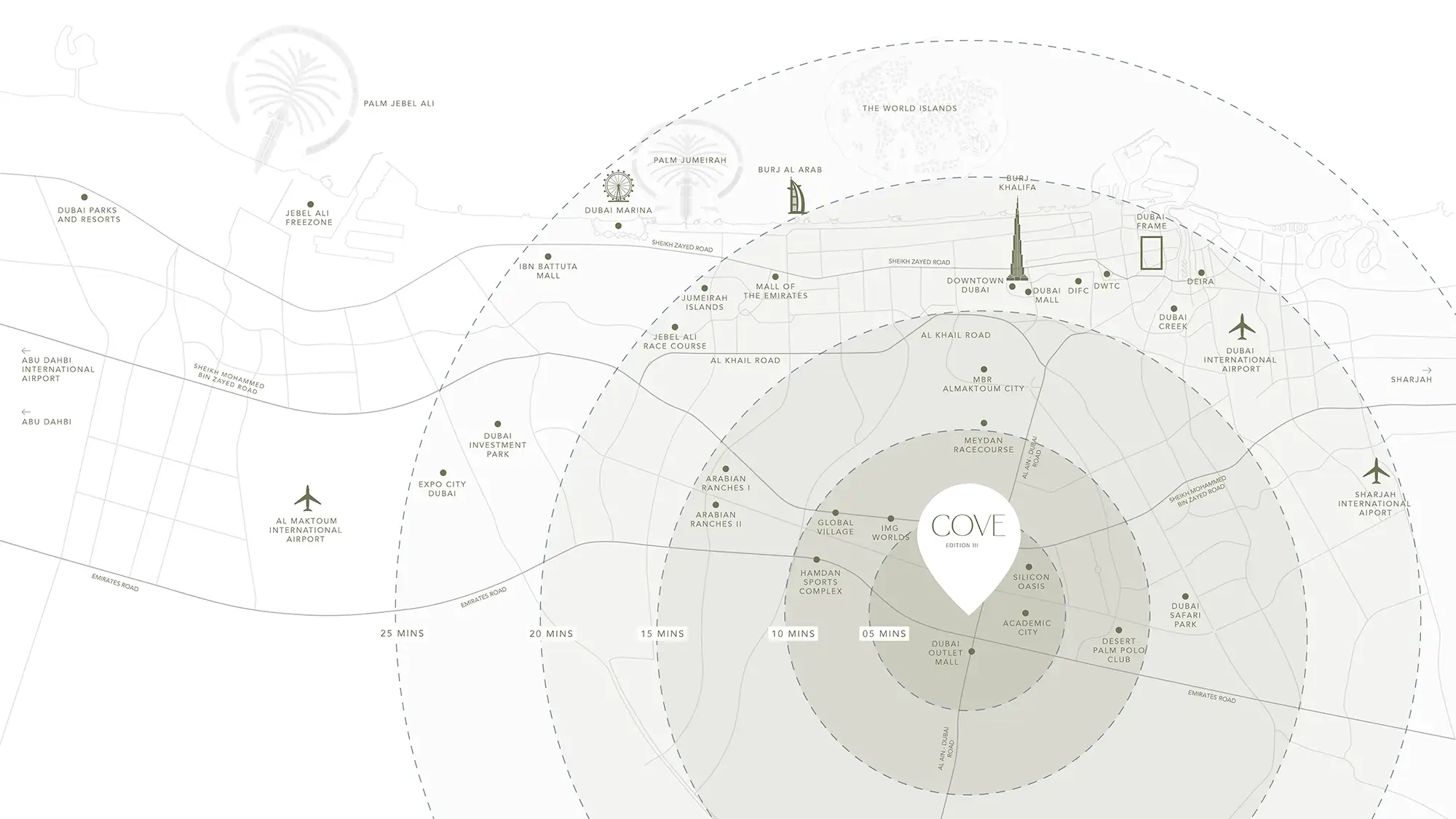 Cove Edition 3 by Imtiaz location map