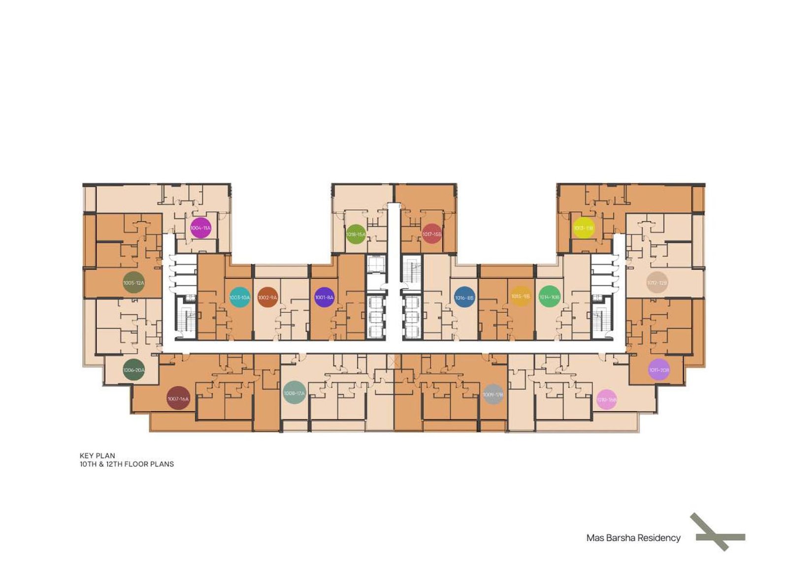 MAS Barsha Residency floor plan