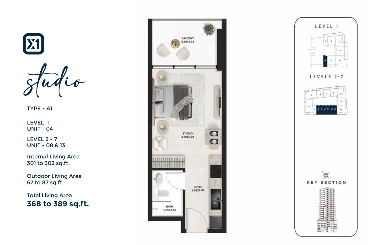 Studio floor plan