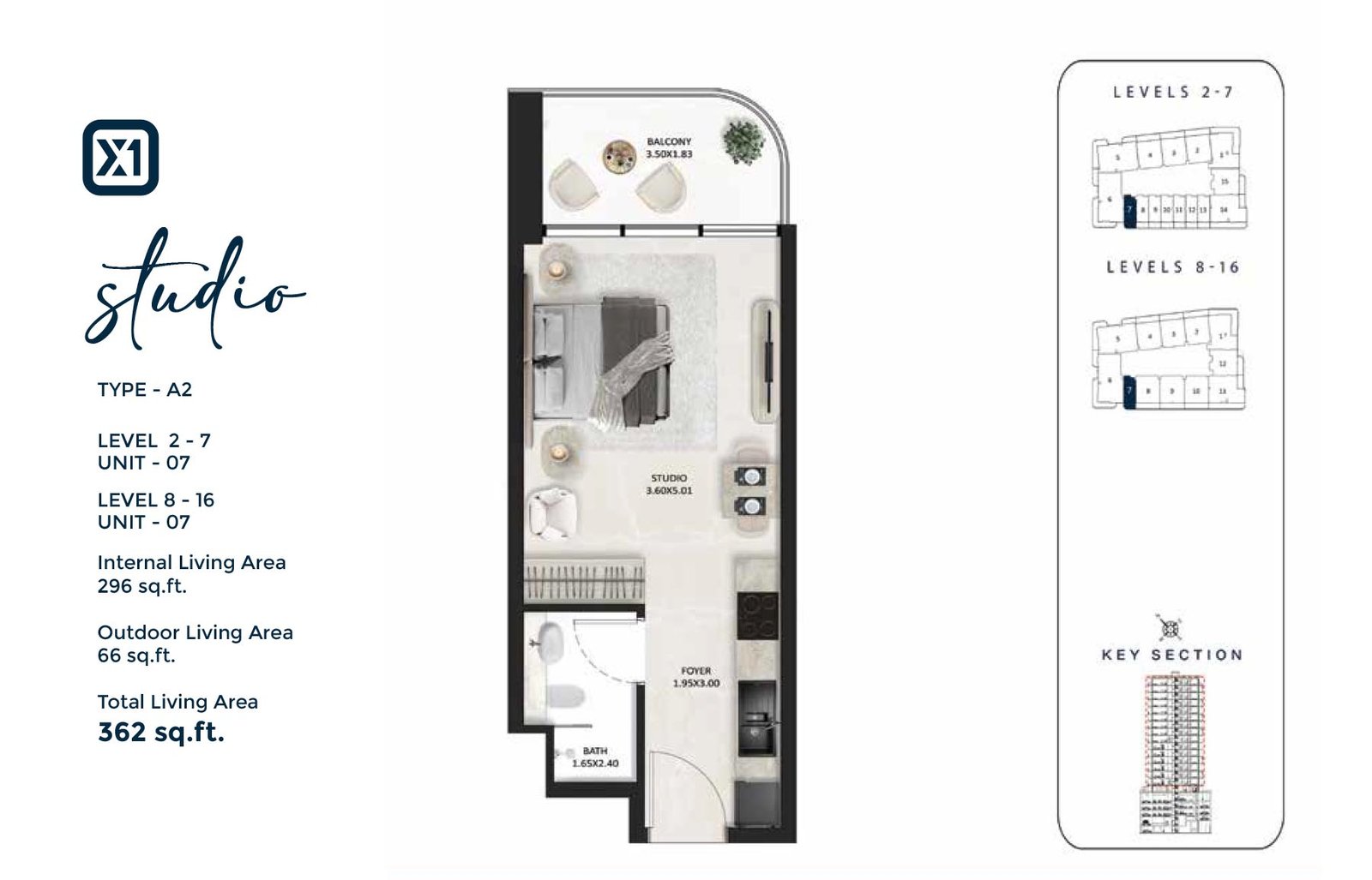 Studio floor plan