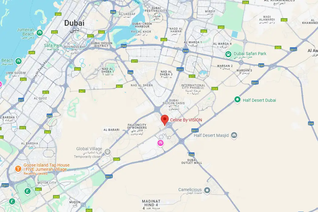 Celine by Vision location map