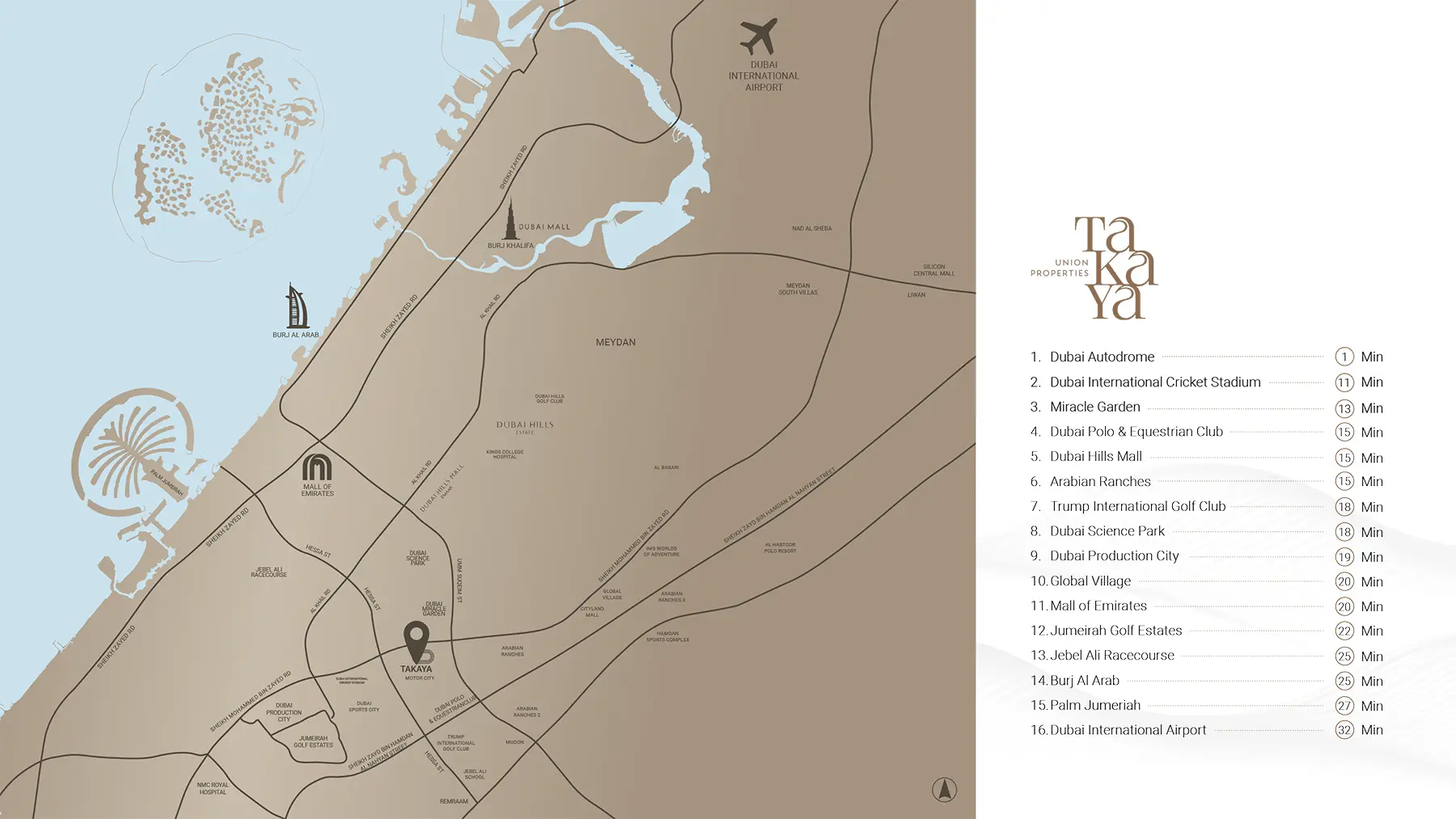 Takaya Kalina at Motor City location map