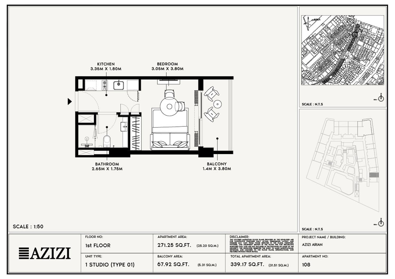 Studio floor plan