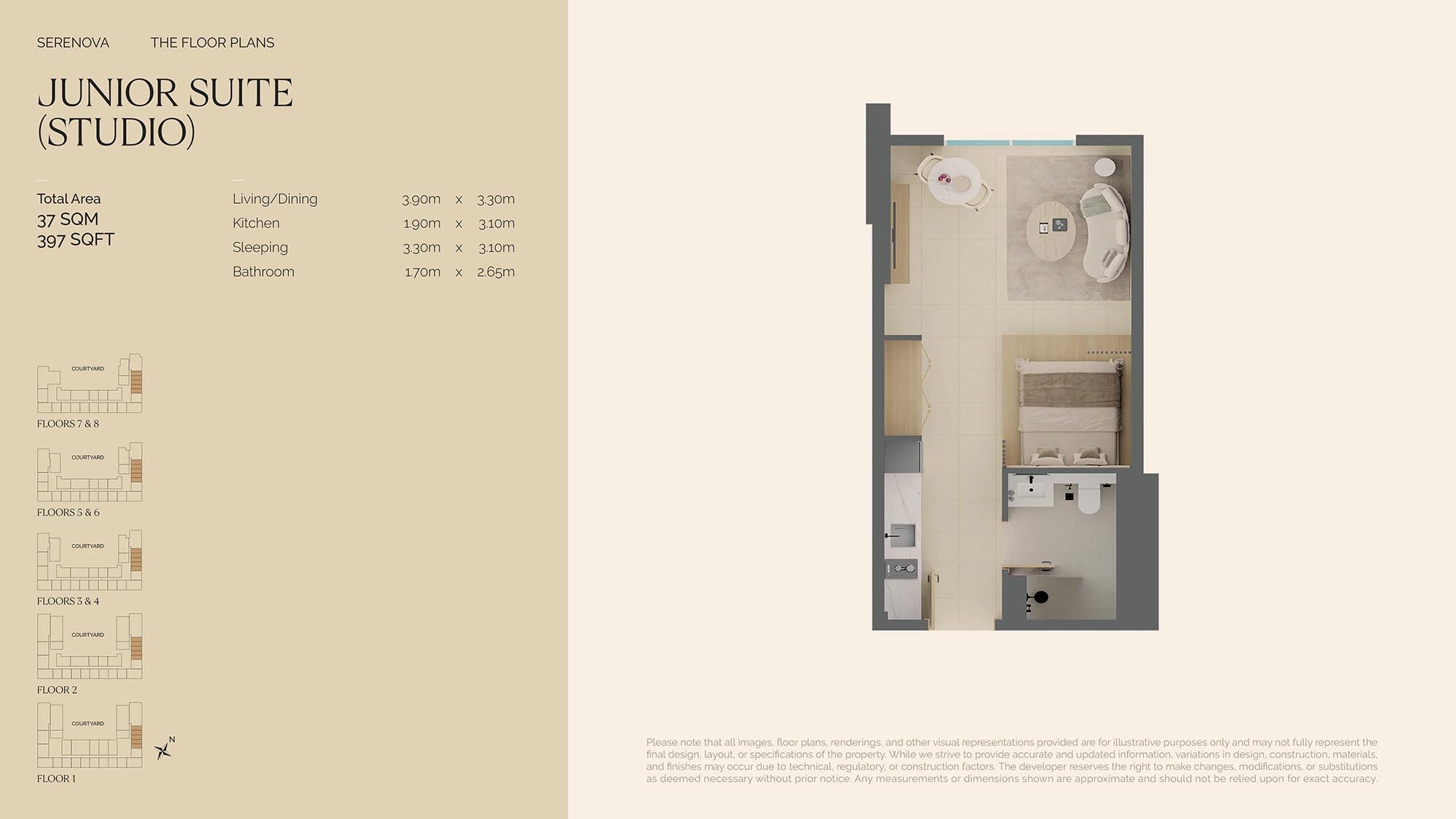 Studio floor plan