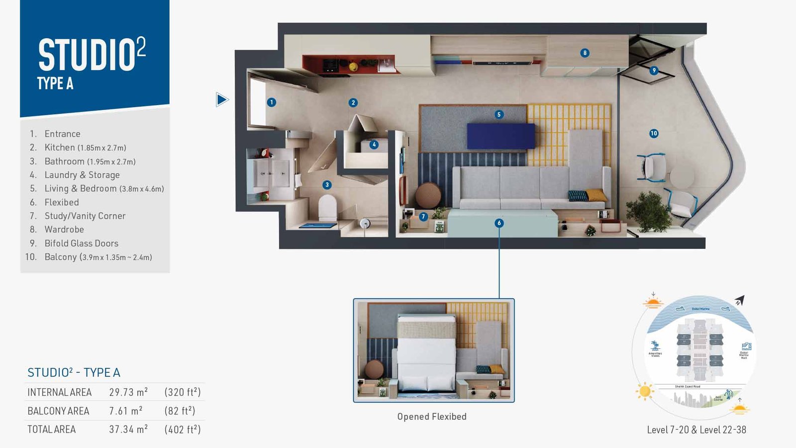 Studio floor plan