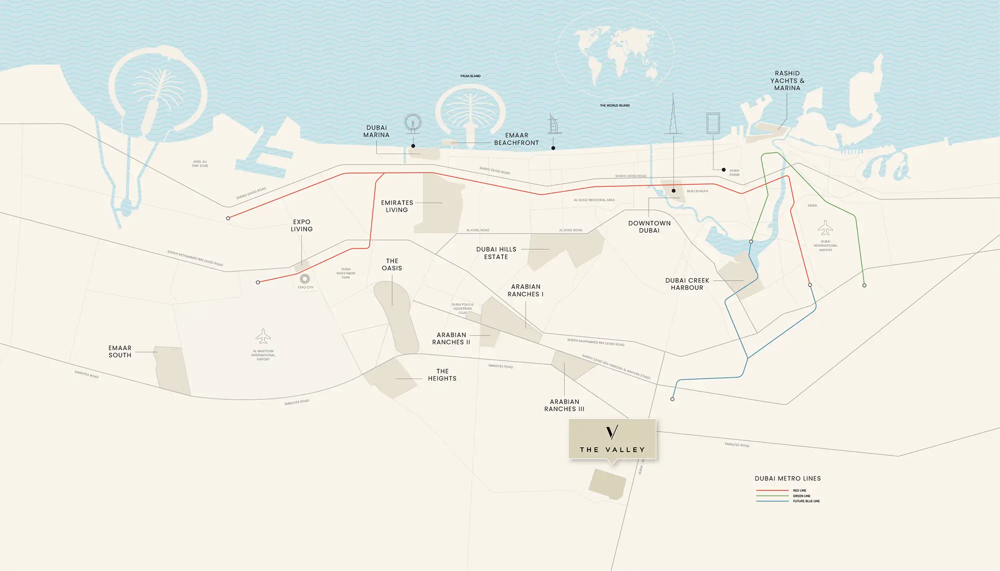 Rivera at The Valley Phase 2 location map