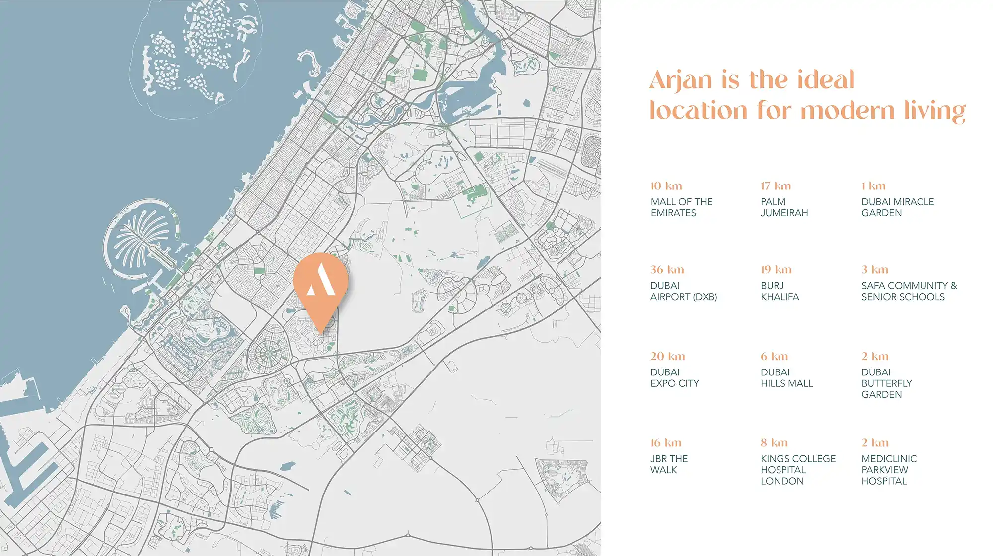 Avelon Boulevard at Arjan location map