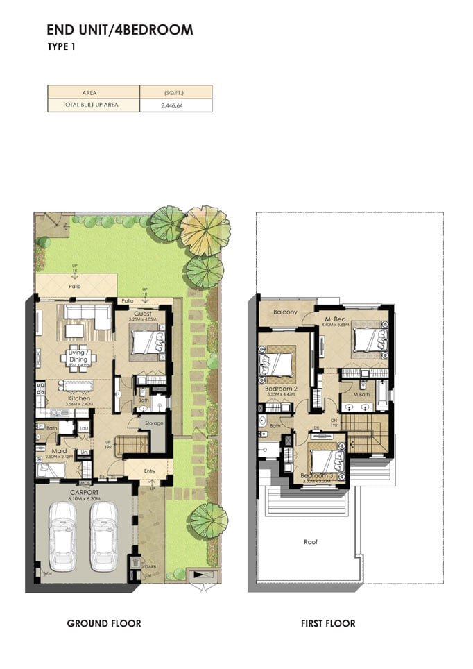 4 Bedroom floor plan