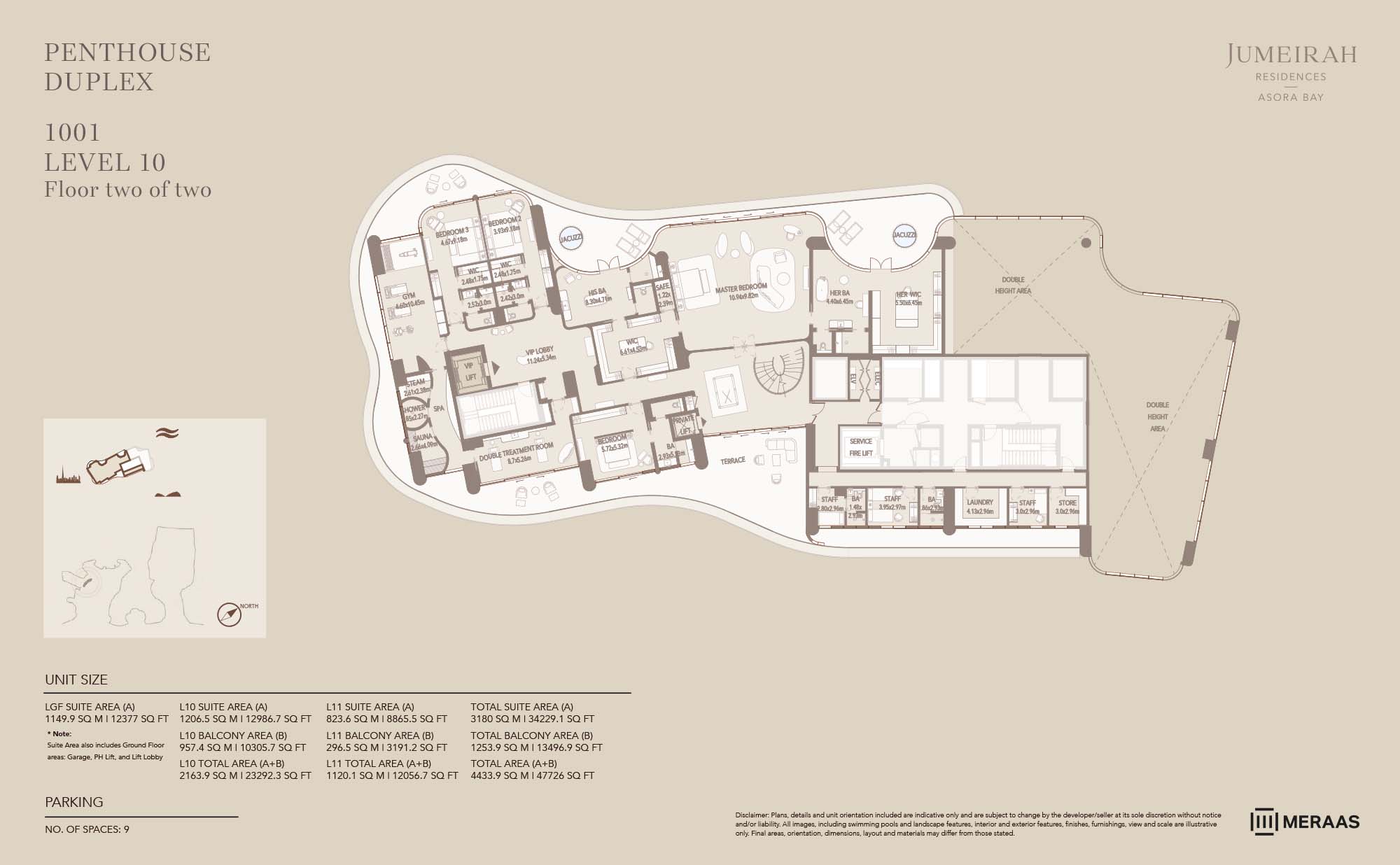 6 Bedrooms + Pool + Study floor plan