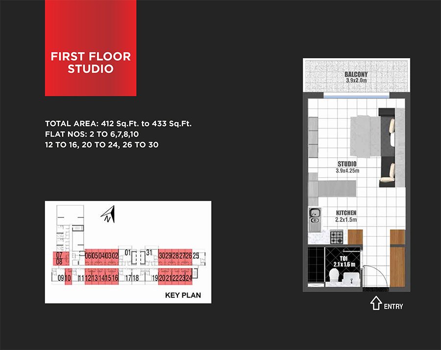 Studio floor plan