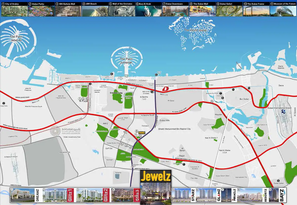 Jewelz by Danube location map