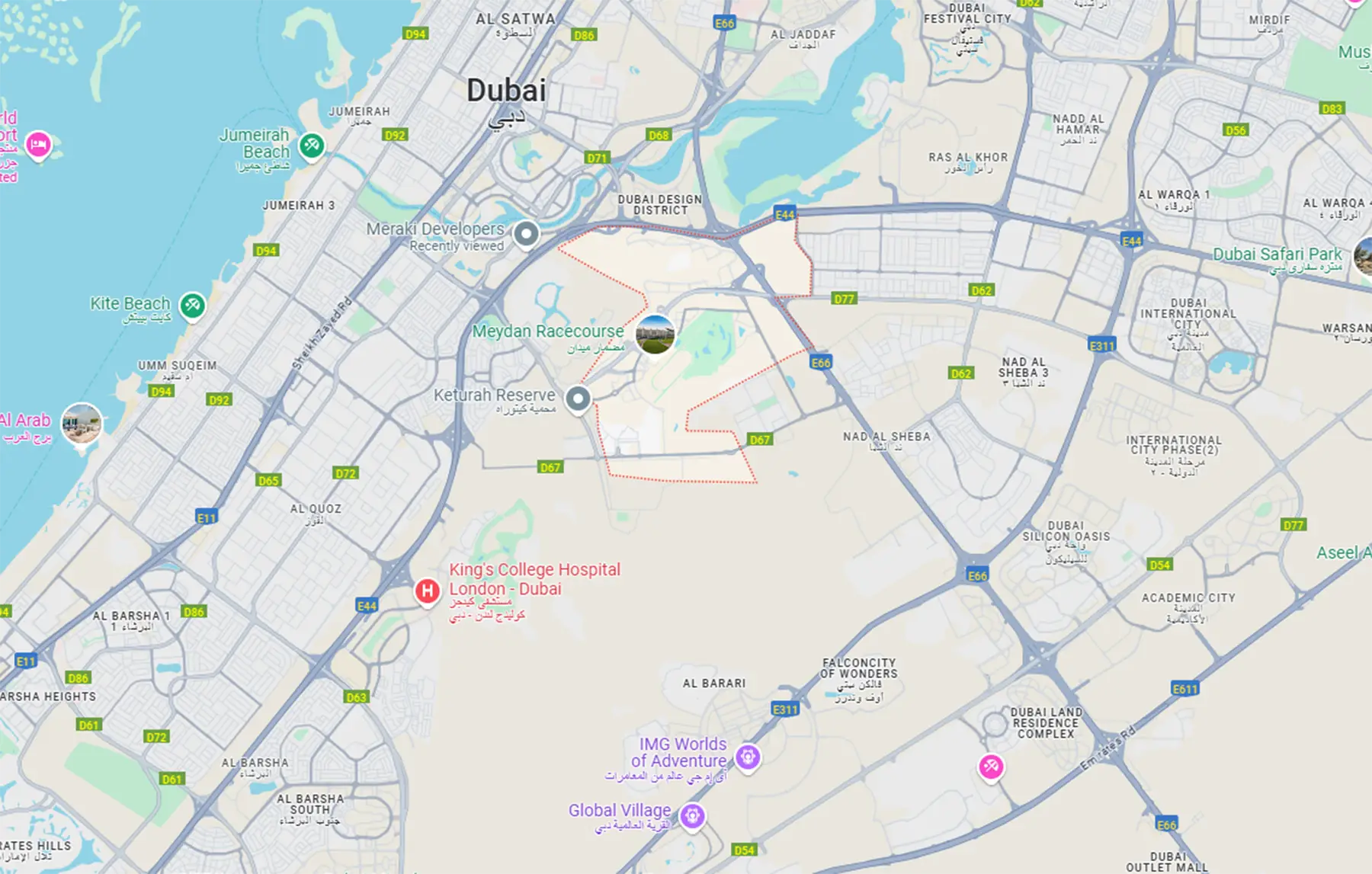 Mews Mansions at Meydan location map