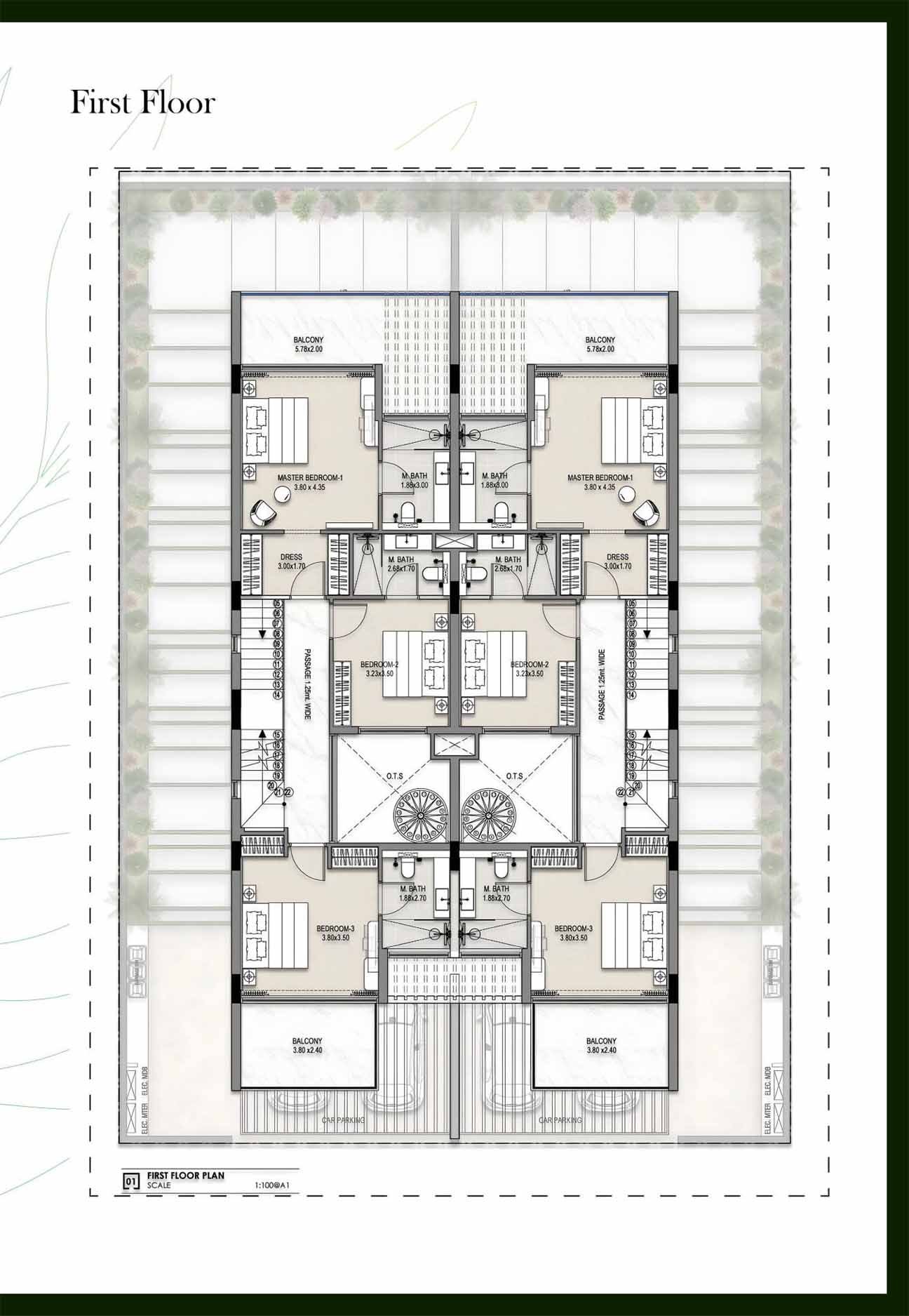 South Park Residences Dubai floor plan