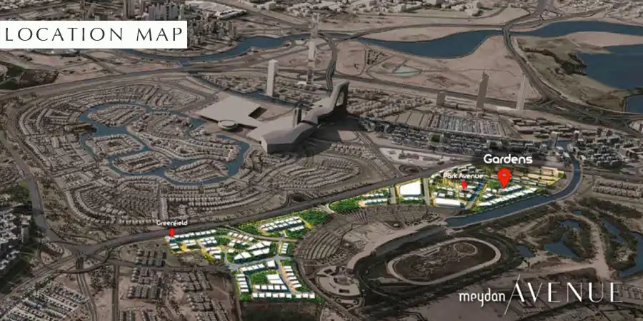 Azizi Gardens location map