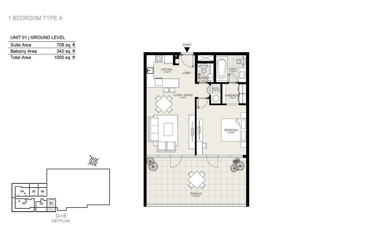 District One Residences floor plan