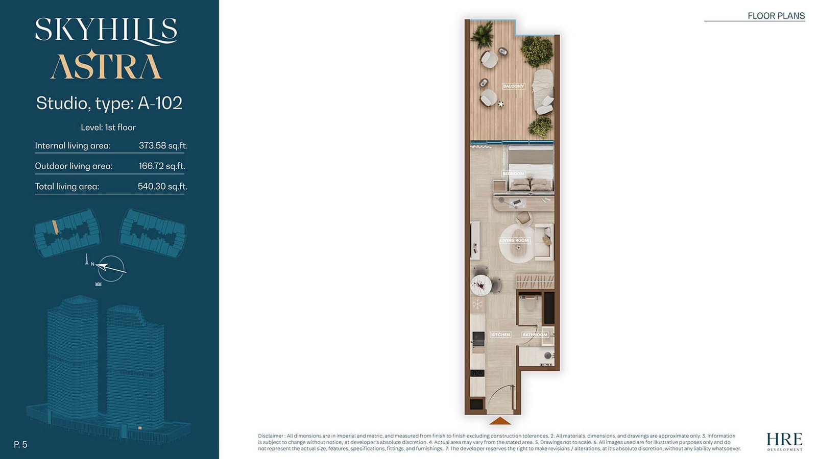 Studio floor plan