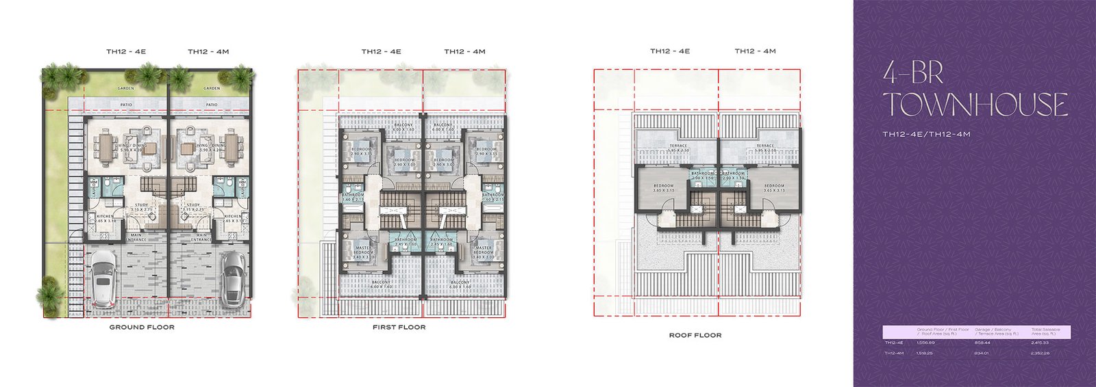 Violet 4 Phase 2 at Damac Hills 2 floor plan