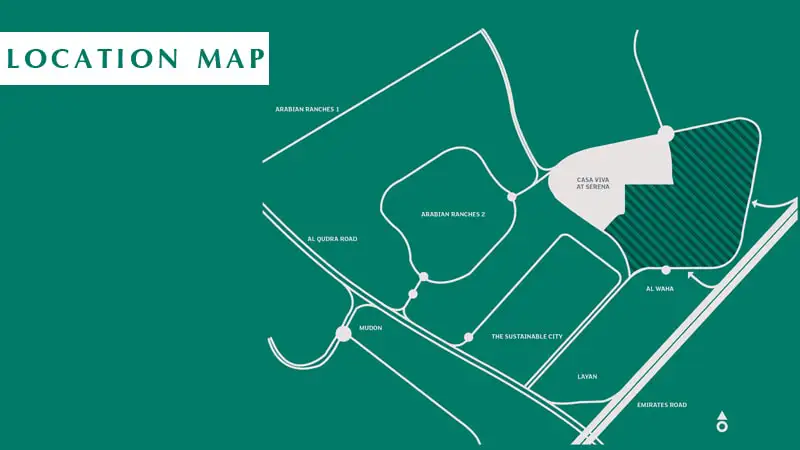 Casa Viva location map