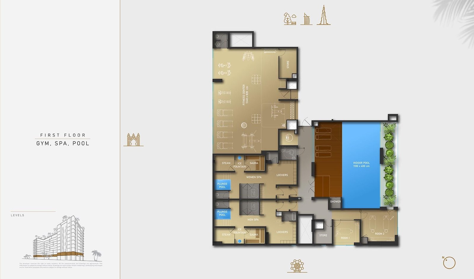 Olaia Residences at Palm Jumeirah floor plan