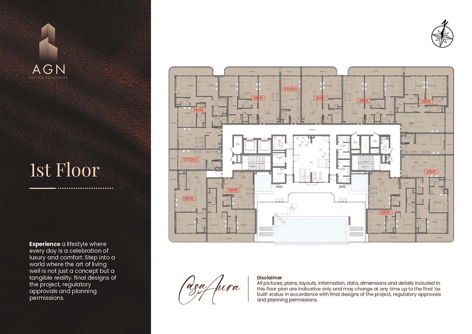Casa Aura Residence at Dubai South floor plan