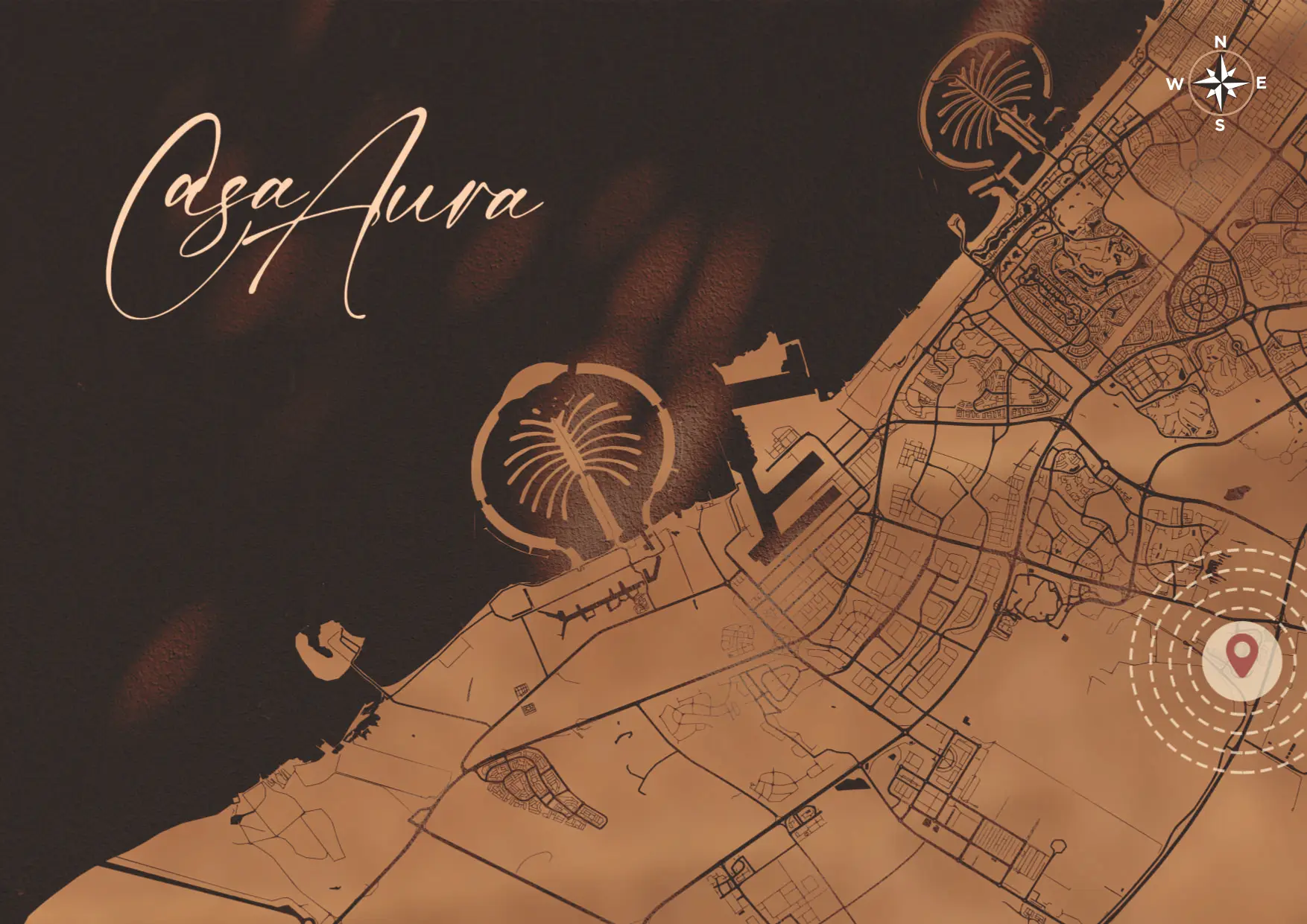 Casa Aura Residence at Dubai South location map