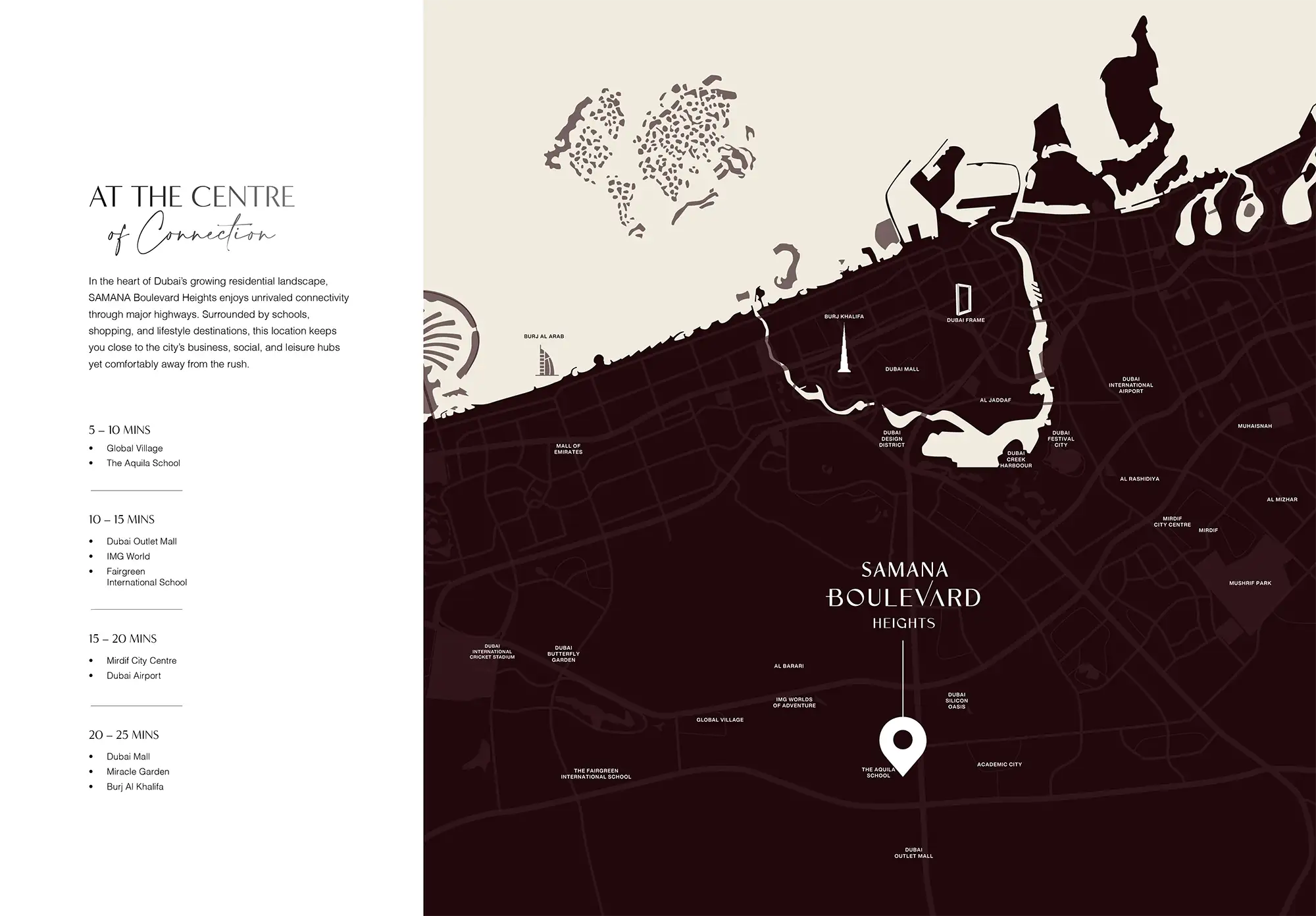 Samana Boulevard Heights location map