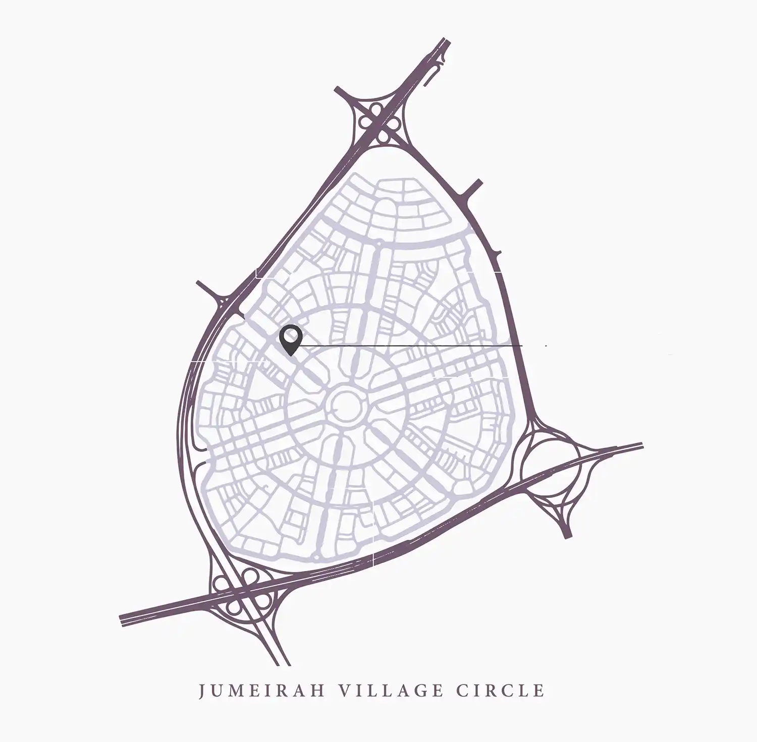 Lume Residence at JVC location map