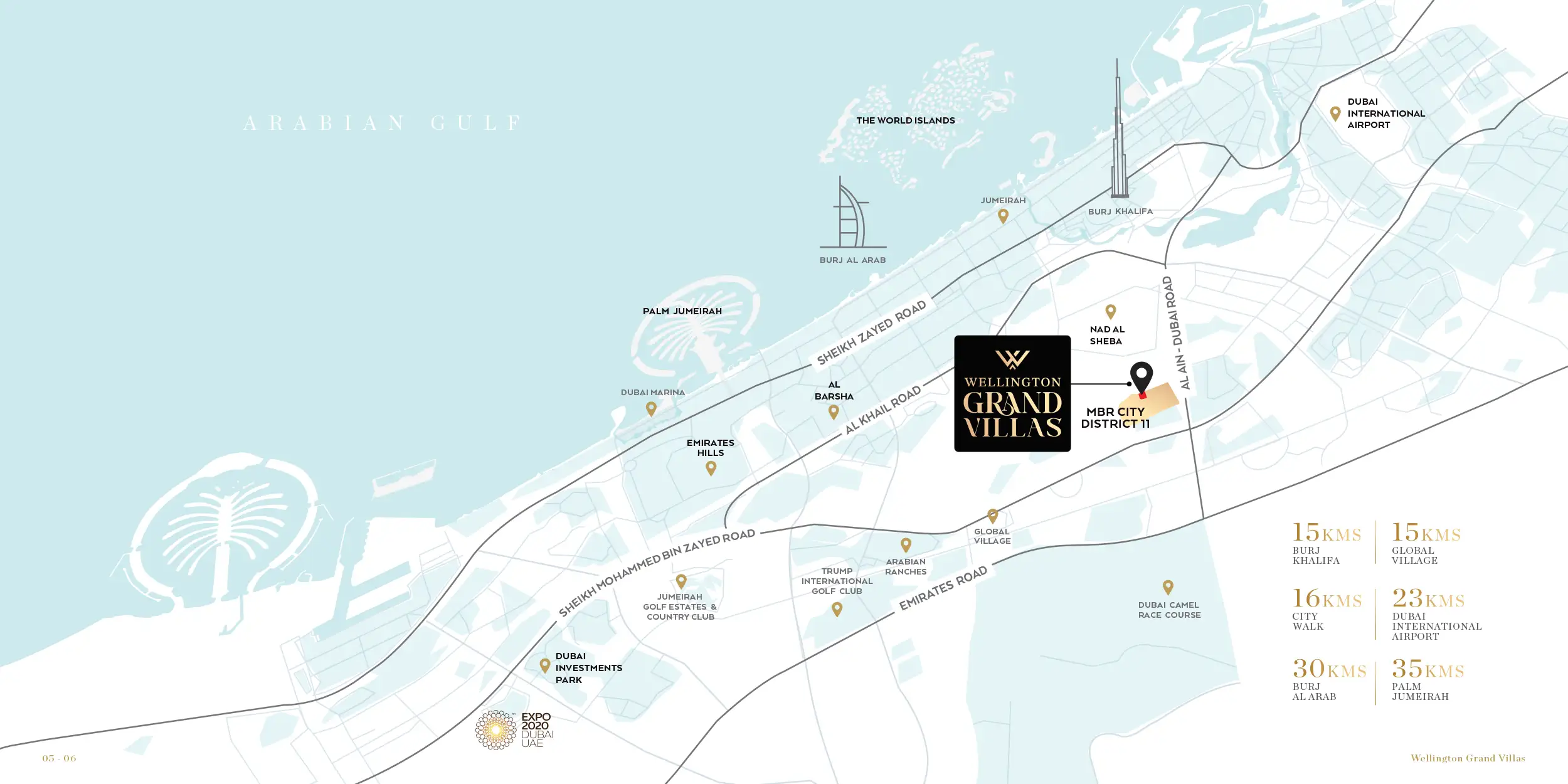 Wellington Grand Villas at MBR location map