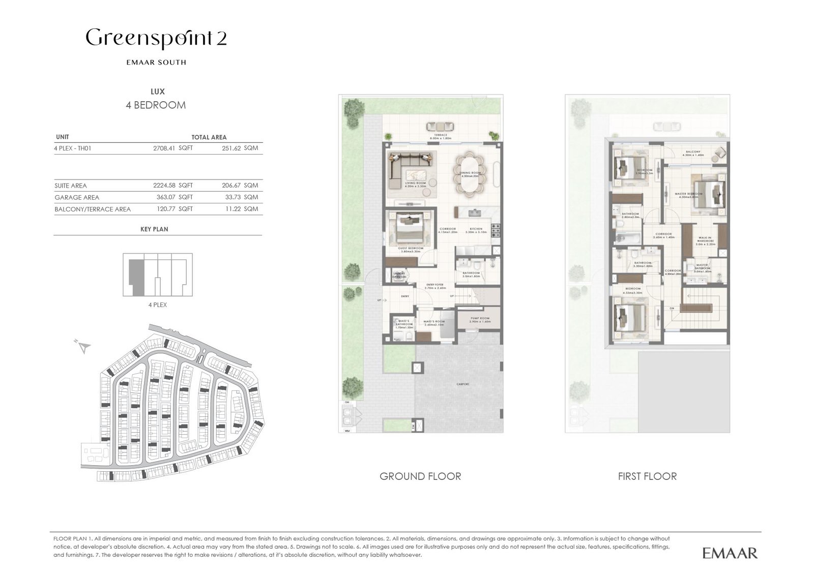Greenspoint 2 at Emaar South floor plan