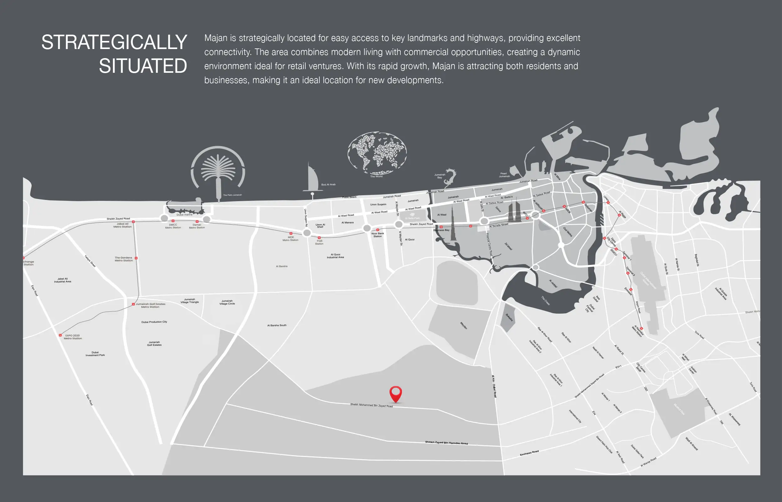Samana Business Park location map