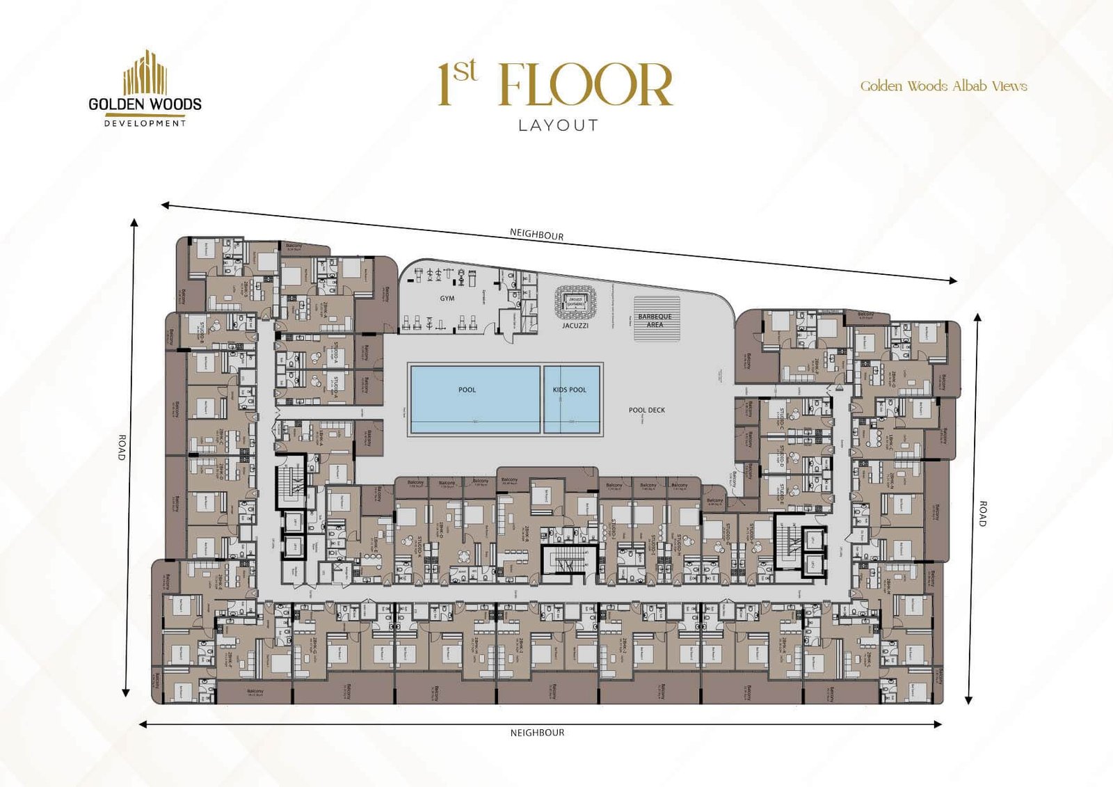 Golden Woods Albab Views floor plan