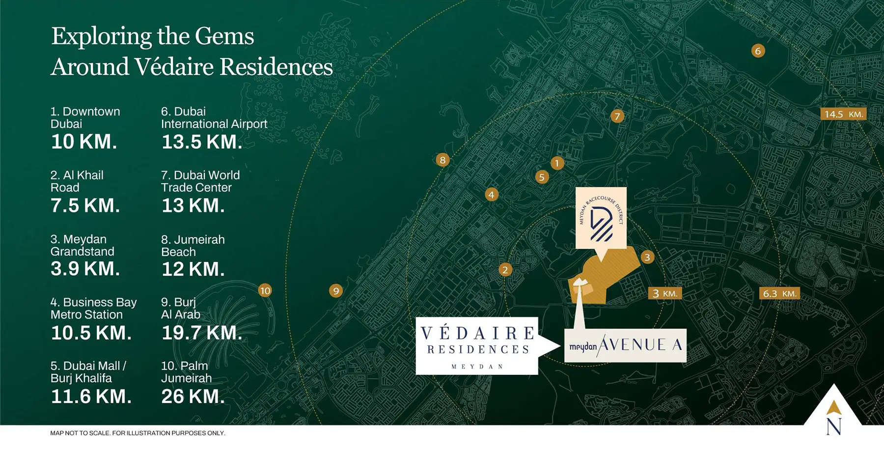 Vedaire Residences location map