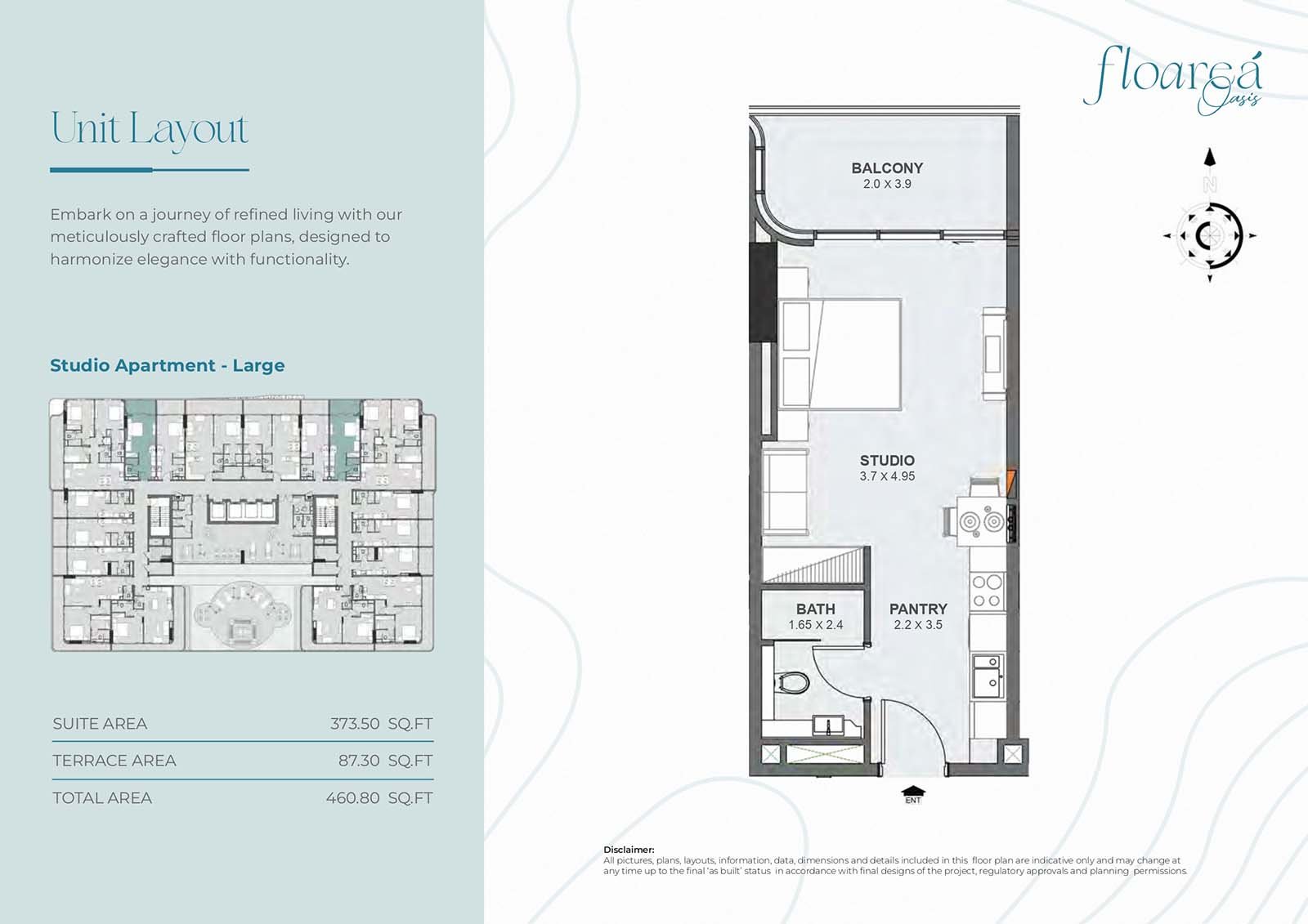 Studio floor plan