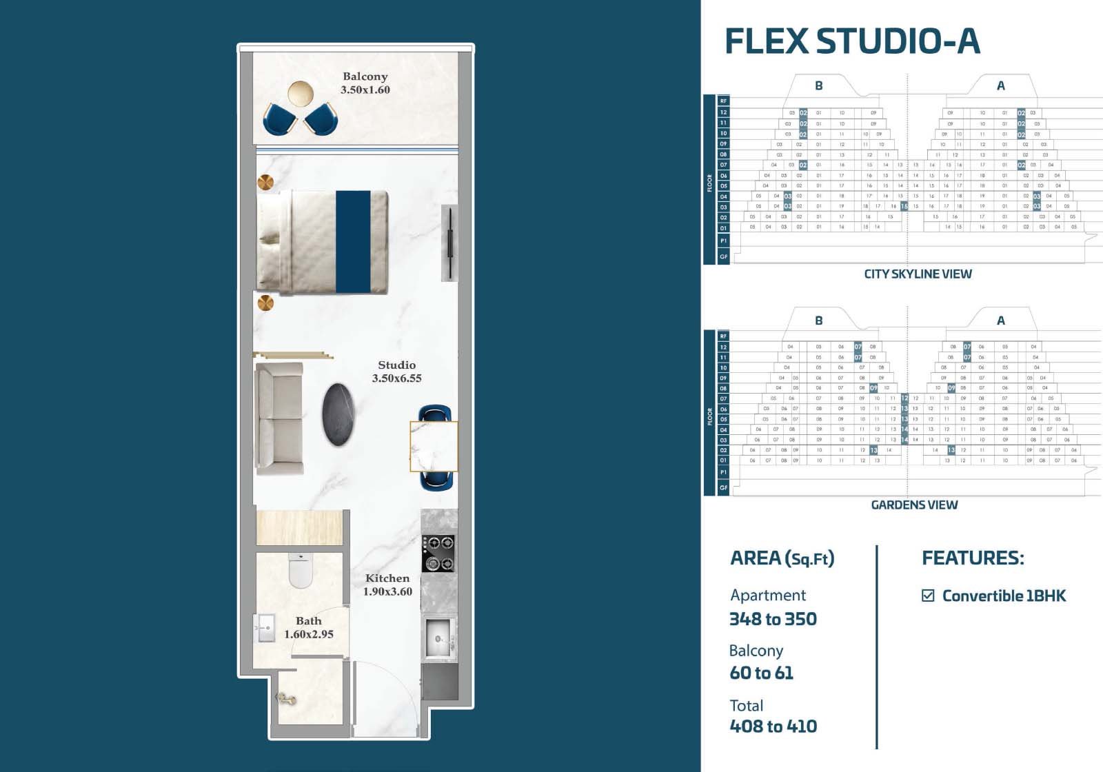 Studio floor plan