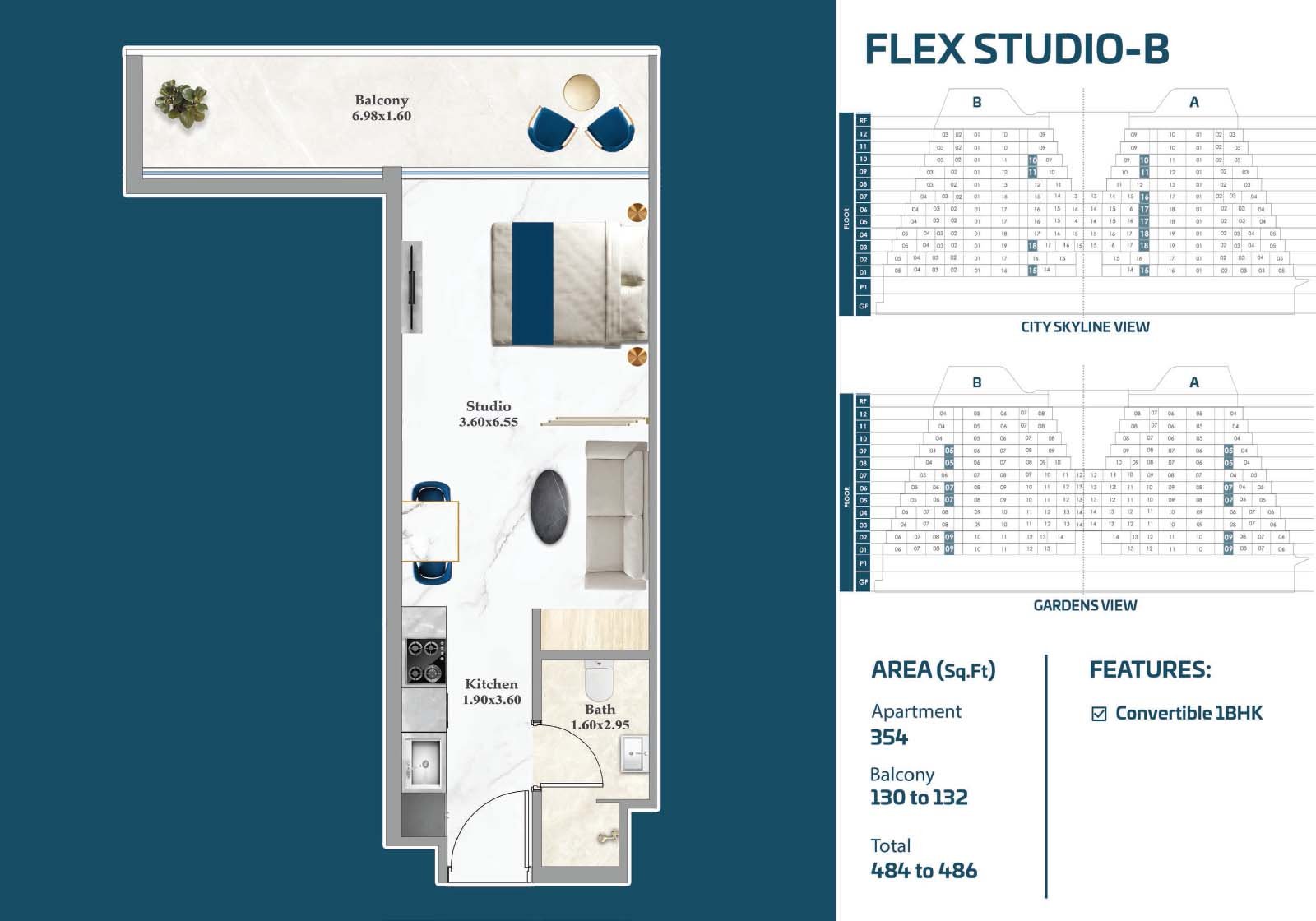 Studio floor plan