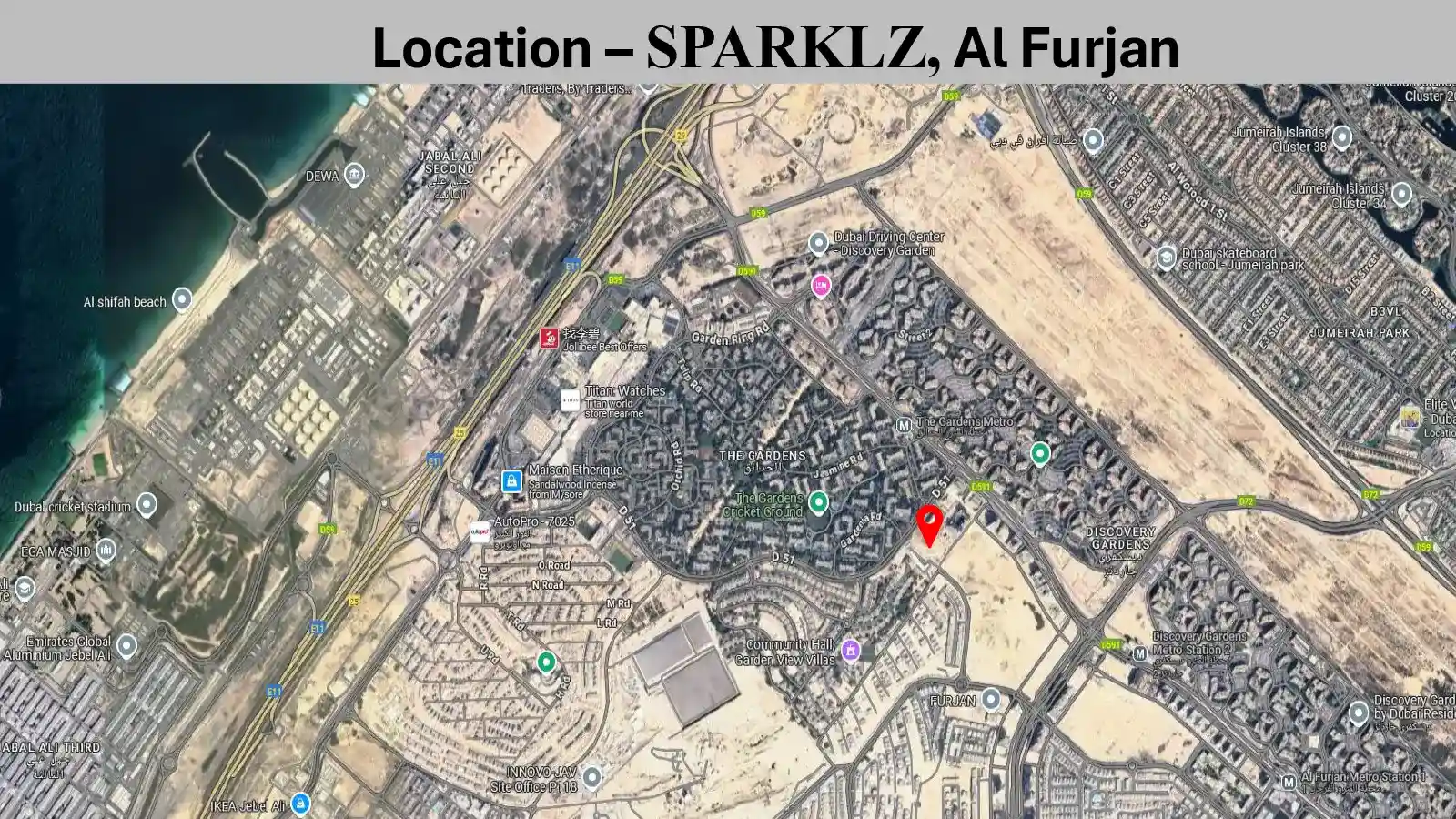 Sparklz by Danube location map